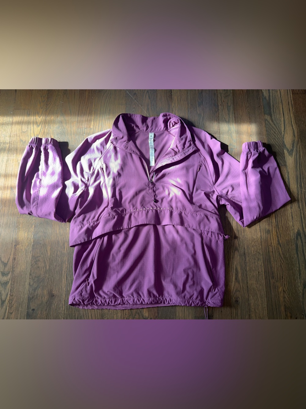 lululemon athletica Purple Pullover Windbreaker Jacket